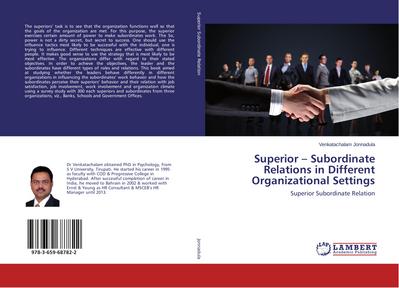Superior - Subordinate Relations in Different Organizational Settings