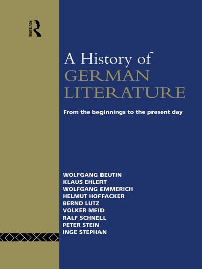 A History of German Literature