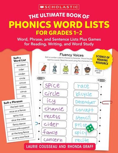 The Ultimate Book of Phonics Word Lists: Grades 1-2