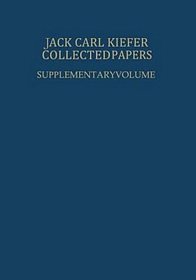 Collected Papers Supplementary Volume