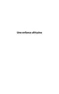 Une enfance africaine