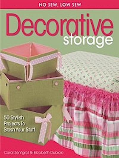 No Sew, Low Sew Decorative Storage