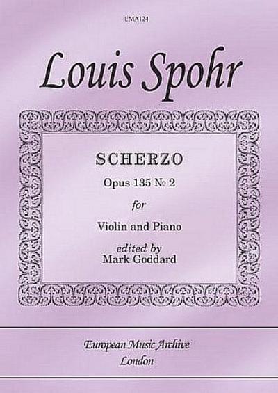 Scherzo op.135,2for violin and piano