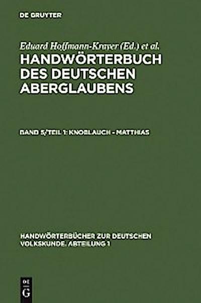 Knoblauch - Matthias