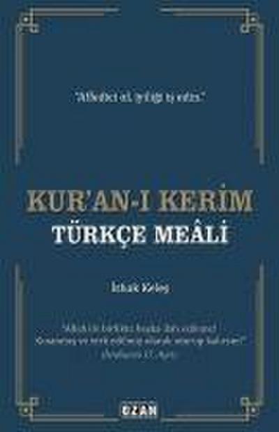 Kuran-i Kerim Türkce Meali