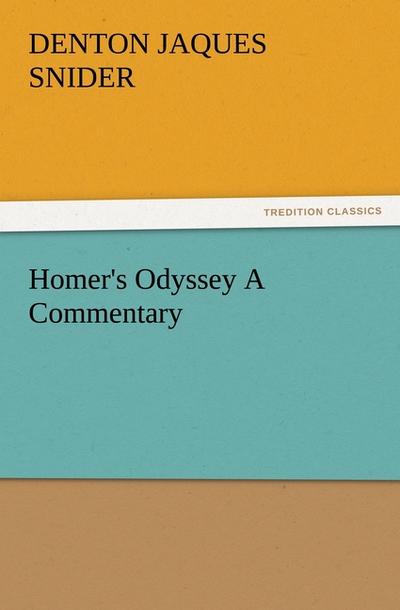 Homer’s Odyssey A Commentary