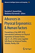 Advances in Physical Ergonomics & Human Factors