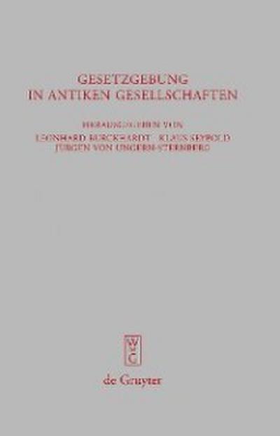 Gesetzgebung in antiken Gesellschaften