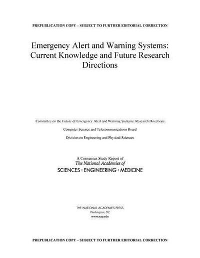Emergency Alert and Warning Systems