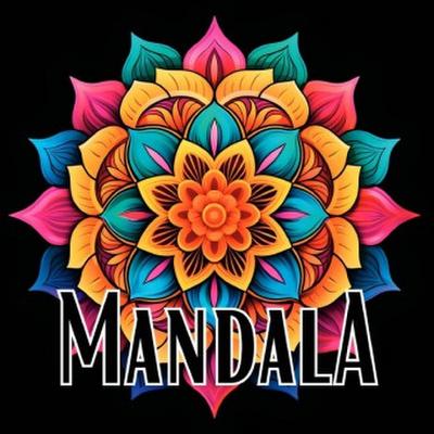 Schwarzes Mandala Malbuch