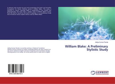 William Blake: A Preliminary Stylistic Study