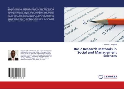 Basic Research Methods in Social and Management Sciences
