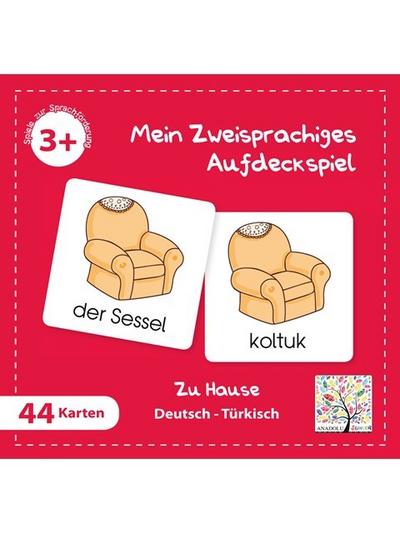 Mein Zweisprachiges Aufdeckspiel, Zu Hause, Türkisch (Kinderspiel)