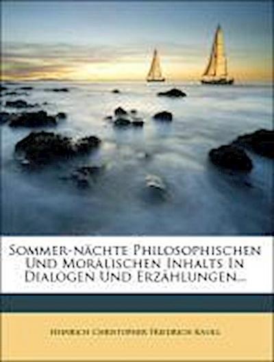 Heinrich Christopher Friedrich Knoll: Sommer-Nächte philosop