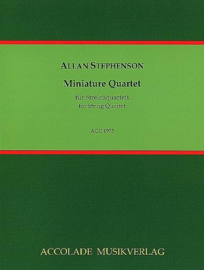 Miniature Quartet (1992)für Streichquartett