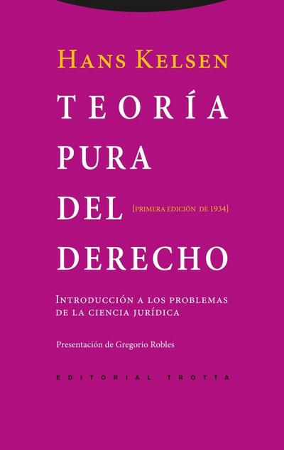 Teoría pura del derecho : introducción a los problemas de la ciencia jurídica