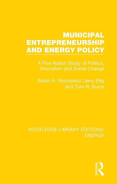 Municipal Entrepreneurship and Energy Policy