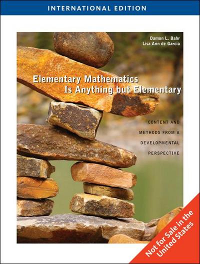 Bahr, D:  Elementary Math, International Edition