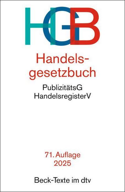 Handelsgesetzbuch. HGB