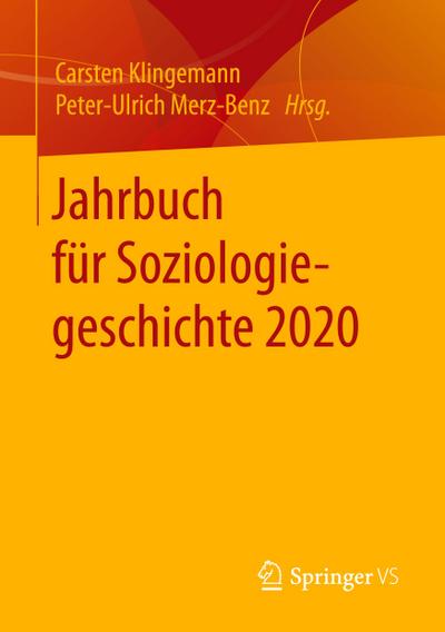 Jahrbuch für Soziologiegeschichte 2020