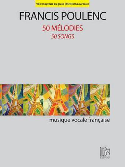 50 Melodies (50 Songs): For Medium/Low Voice and Piano