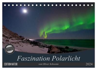Faszination Polarlicht (Tischkalender 2024 DIN A5 quer), CALVENDO Monatskalender