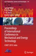 Proceedings of International Conference in Mechanical and Energy Technology