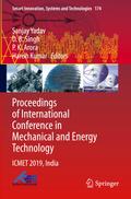Proceedings of International Conference in Mechanical and Energy Technology