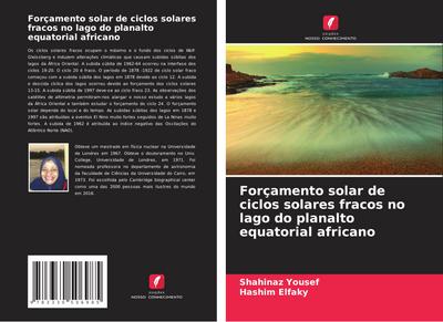 Forçamento solar de ciclos solares fracos no lago do planalto equatorial africano