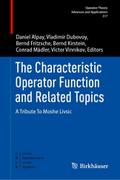 The Characteristic Operator Function and Related T