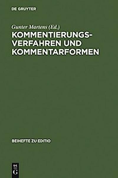 Kommentierungsverfahren und Kommentarformen