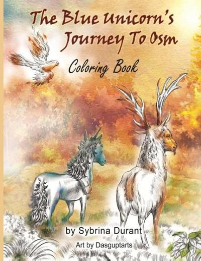 The Blue Unicorn’s Journey To Osm Coloring Book