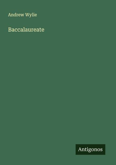 Baccalaureate