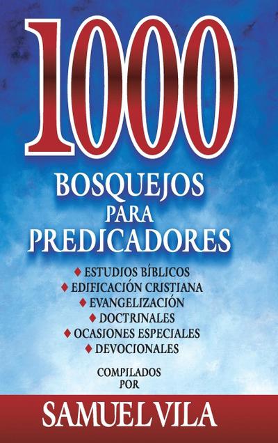 1000 bosquejos para predicadores | Hardcover  | 1000 Sermon Outlines for Preachers
