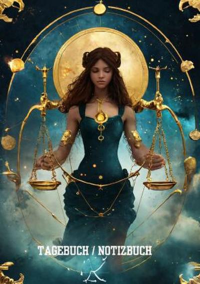 Tagebuch / Notizbuch   Sternzeichen   Waage