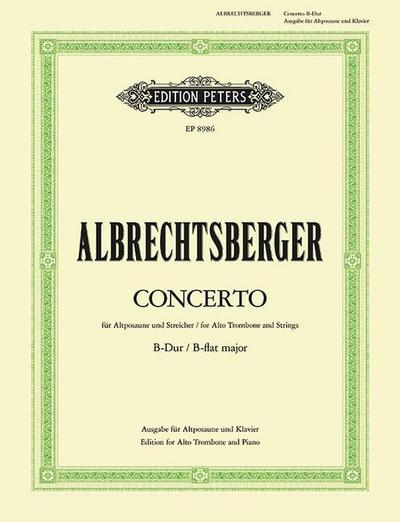 Alto Trombone Concerto in B Flat (Edition for Alto Trombone and Piano)