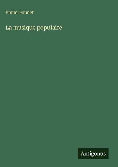La musique populaire