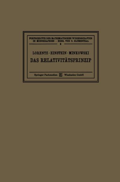 Das Relativitätsprinzip