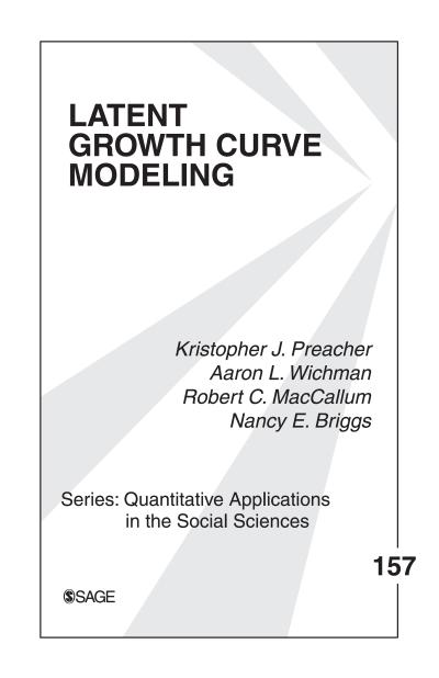 Latent Growth Curve Modeling