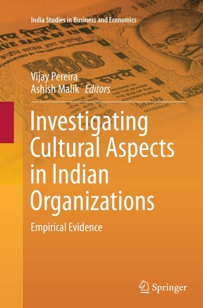 Investigating Cultural Aspects in Indian Organizations