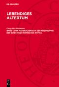 Der Materialismus in der Philosophie der griechisch-römischen Antike