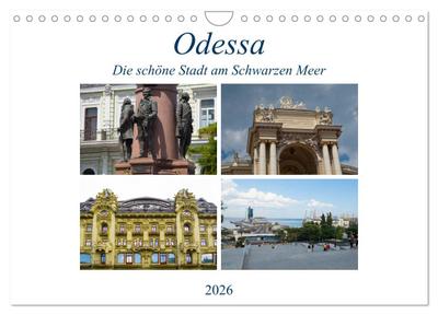 Odessa- Die schöne Stadt am Schwarzen Meer (Wandkalender 2026 DIN A4 quer), CALVENDO Monatskalender