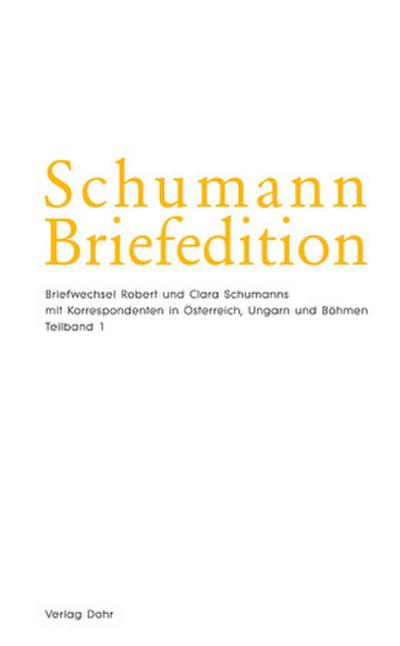 Schumann-Briefedition Schumann-Briefedition / Schumann-Briefedition II.27, 2 Teile