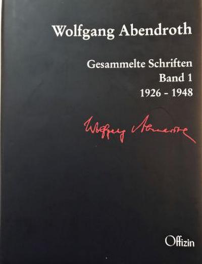 Gesammelte Schriften. Bd.1