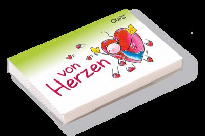 Oups Kärtchenbox - Von Herzen