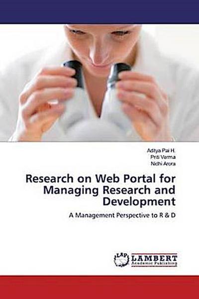 Research on Web Portal for Managing Research and Development
