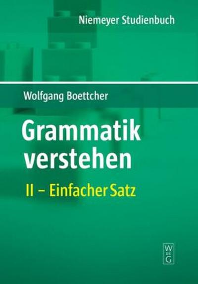 Grammatik verstehen Einfacher Satz