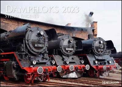 Dampfloks 2023 - Foto-Kalender - 42x29,7