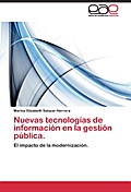 Nuevas tecnologías de información en la gestión pública.