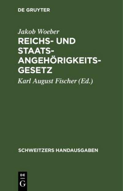 Reichs- und Staatsangehörigkeitsgesetz